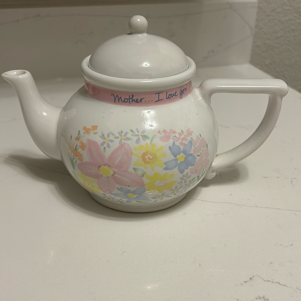 Vintage Russ Teapot - “ Mother I Love You”